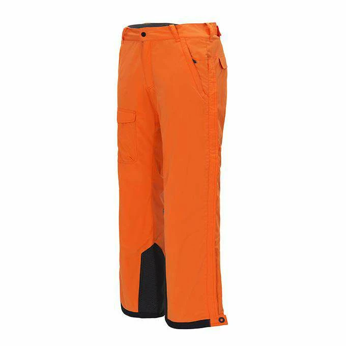 SYNC Performance Kid's Top Step Side Zip Ski Pant - Orange Training Shorts 2 SYNC Performance Kid's Top Step Side Zip Ski Pant - Orange Training Shorts