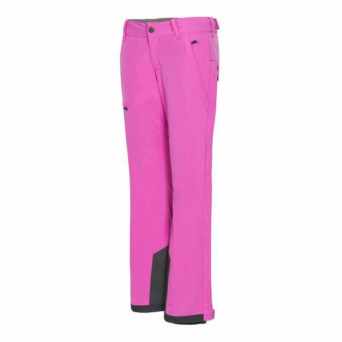 SYNC Performance Kid's Top Step Side Zip Ski Pant - Pink Training Shorts 2 SYNC Performance Kid's Top Step Side Zip Ski Pant - Pink Training Shorts