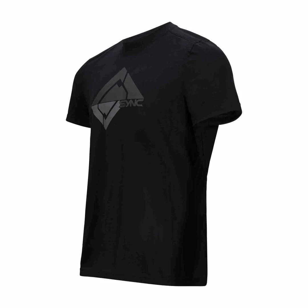 SYNC Performance Men's Glacier Tee - Black 2 SYNC Performance Men's Glacier Tee - Black