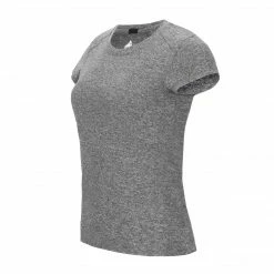 SYNC Performance Women's Deluge Short Sleeve - Grey Heather Training Shorts