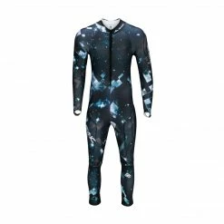 SYNC Performance Ski Race Suits Stellar Adult Race Suit - Black/Turquoise