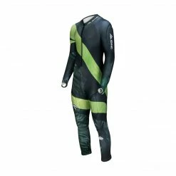 SYNC Performance Ski Race Suits Tiger Adult Race Suit - Green