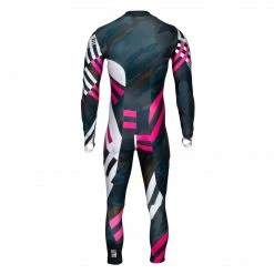 SYNC Performance Ski Race Suits Berit Adult Race Suit - Black/Pink