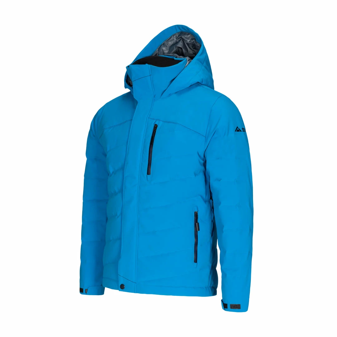SYNC Performance Men's Shelter Insulated Ski Parka - Swedish Blue 2 SYNC Performance Men's Shelter Insulated Ski Parka - Swedish Blue